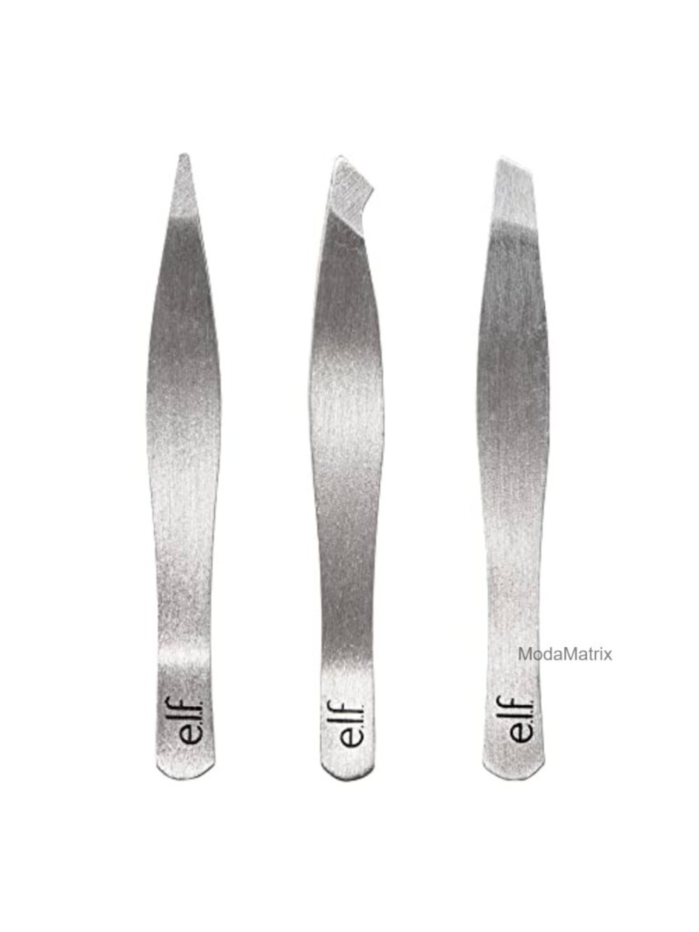 Mini Eyebrow Tweezer Trio Set Stainless Steel Travel Grooming